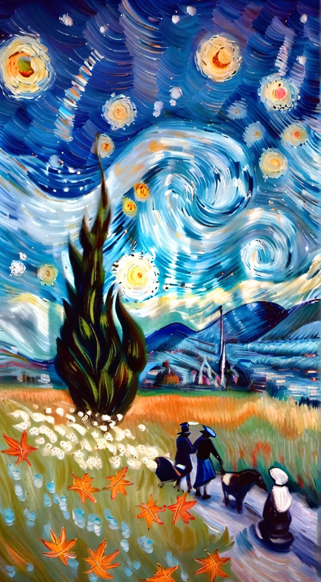 ai character: buho x ciervo background