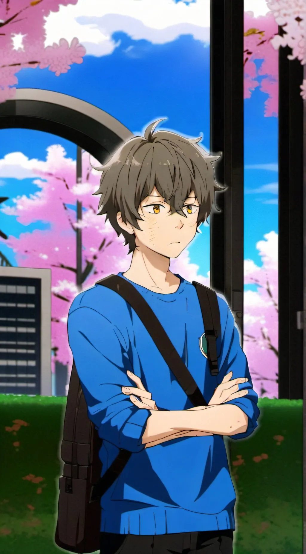 ai character: naoto hachioji  background