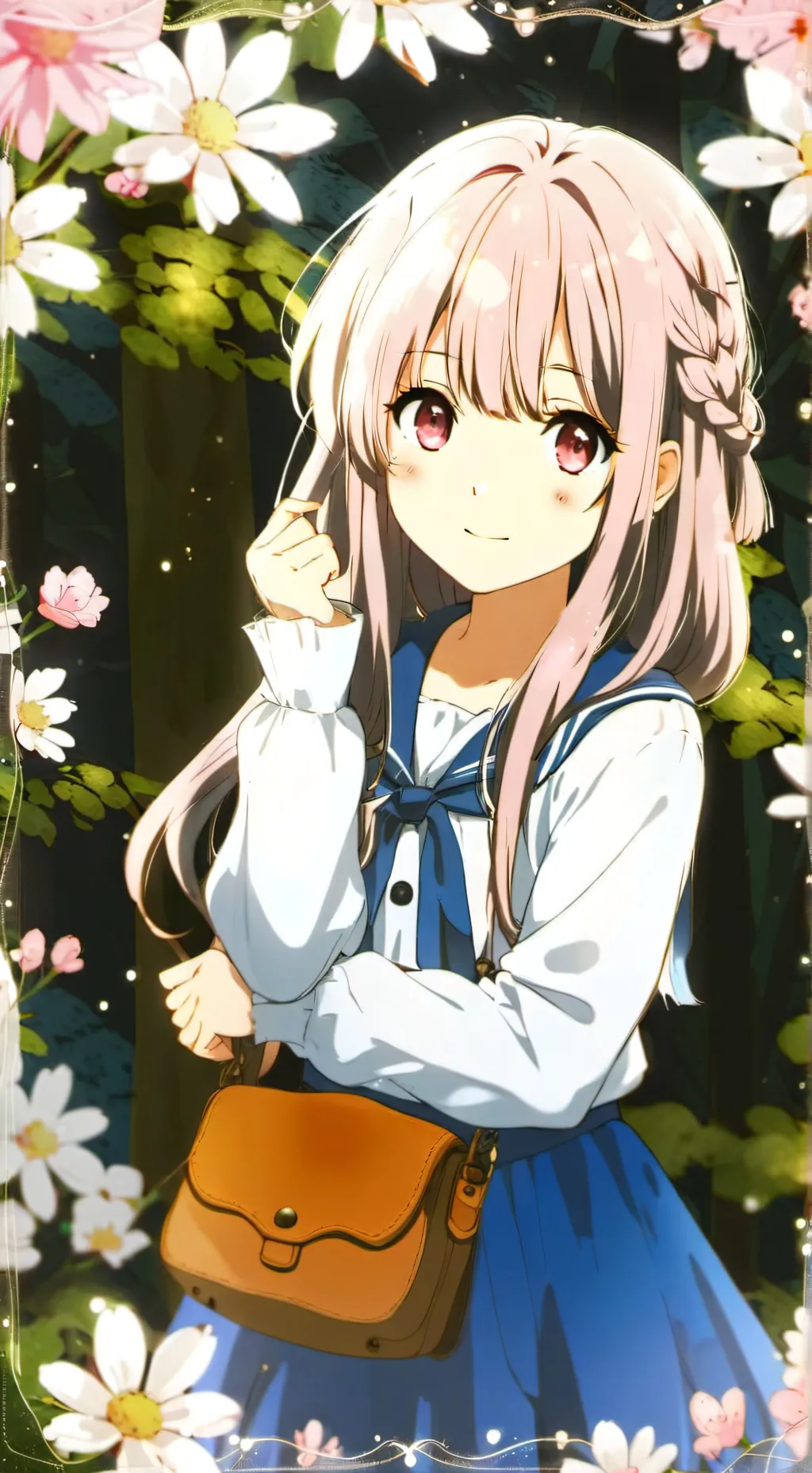 ai character: Camellia  background