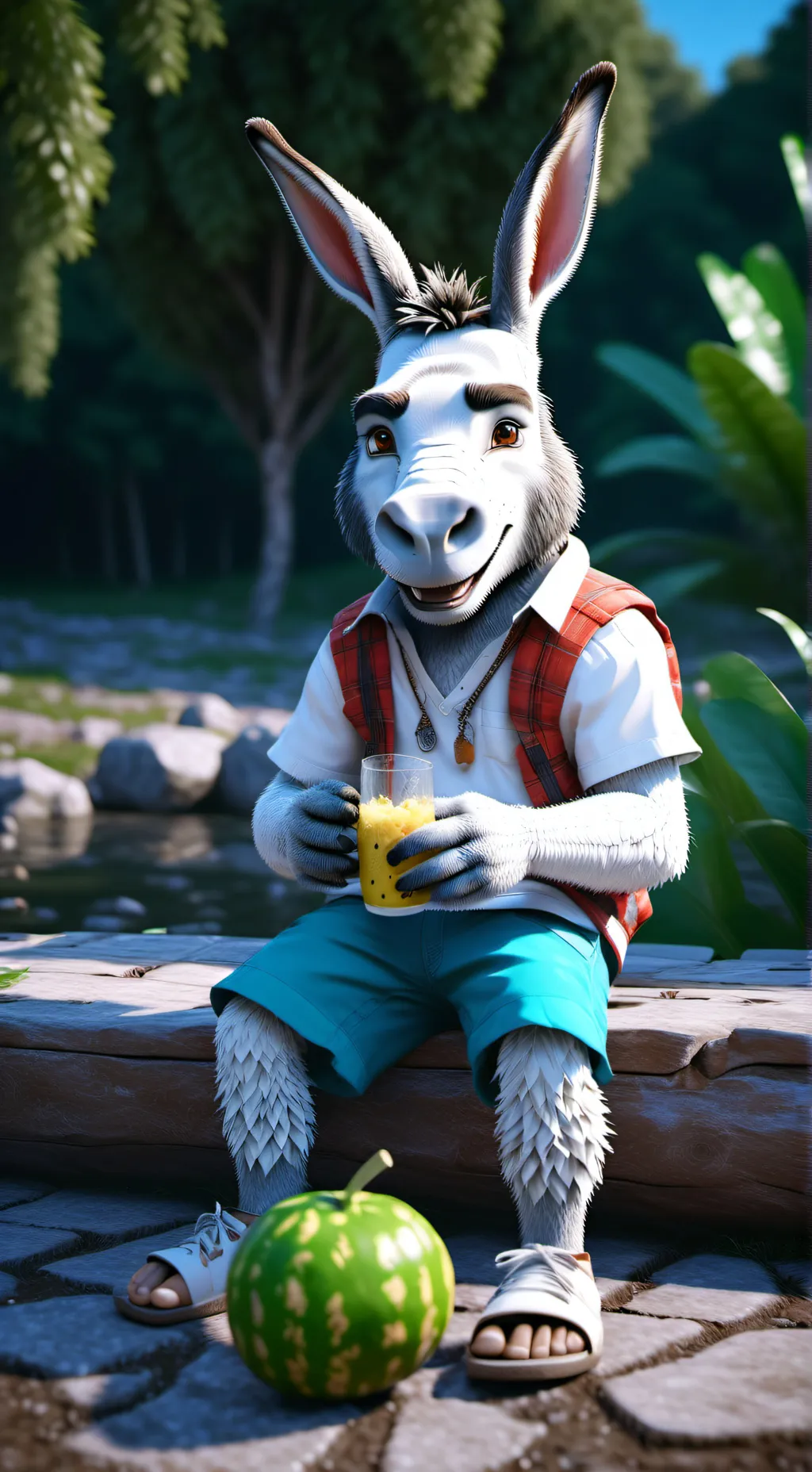 ai character: ¿? background