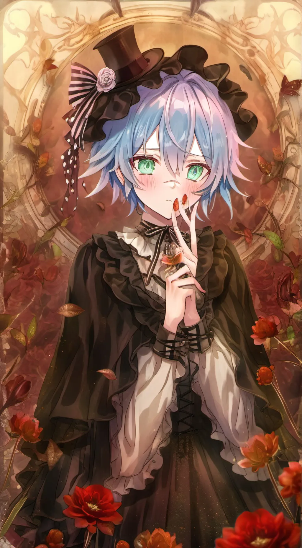 ai character: kny goodnight background