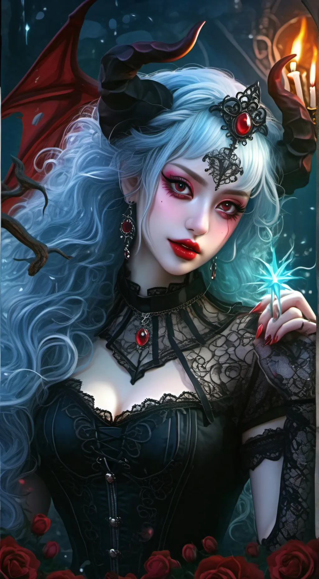 ai character: devil in Disguise  background