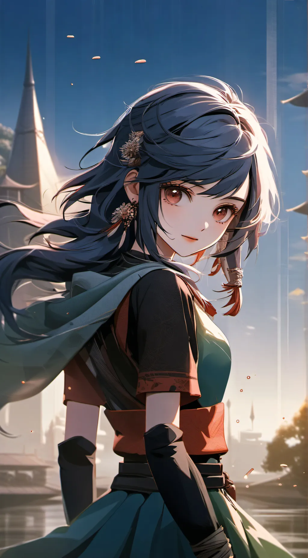 ai character: MHA phone background