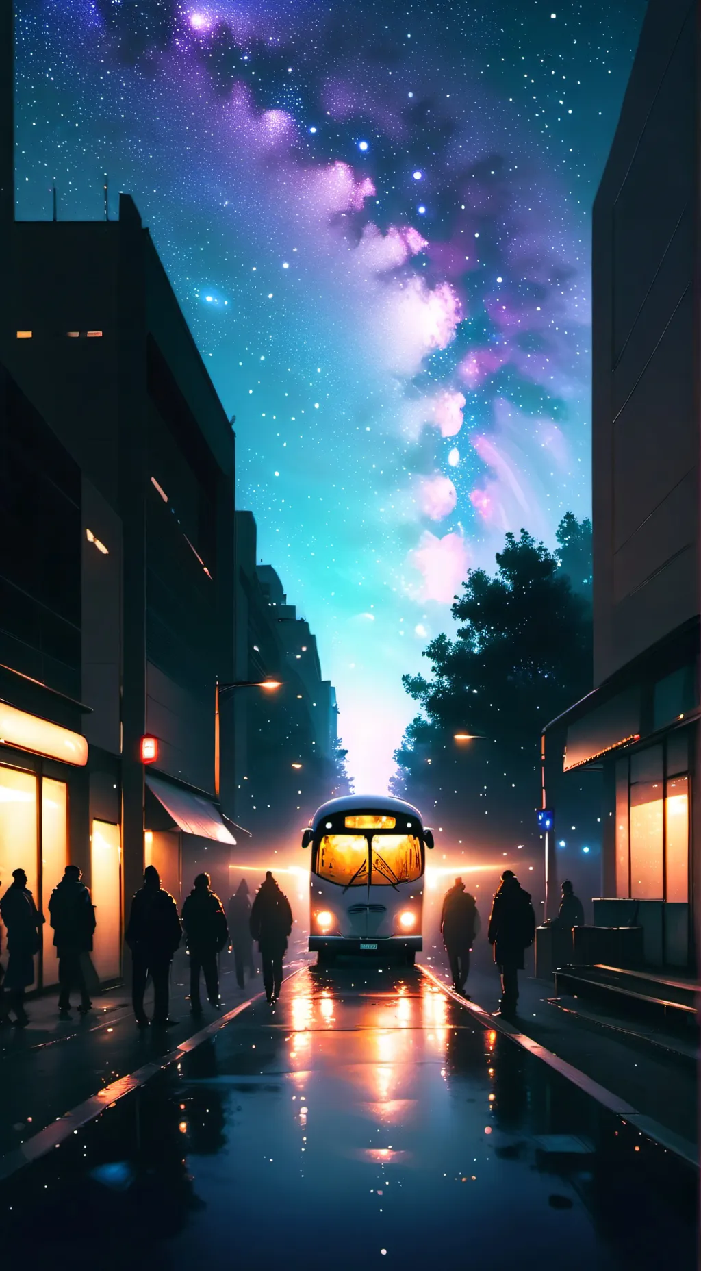 ai character: All female bud background