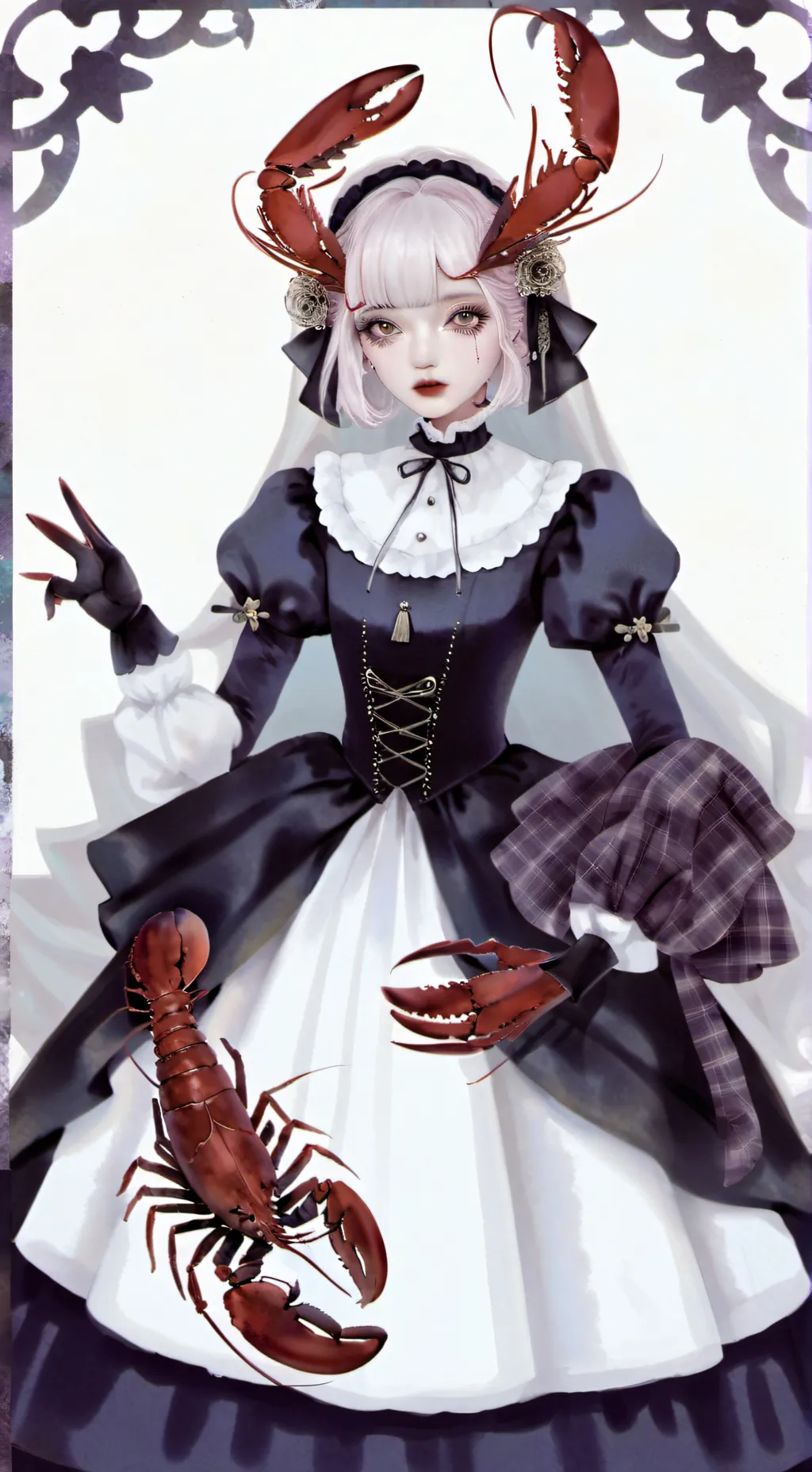 ai character: lobster background