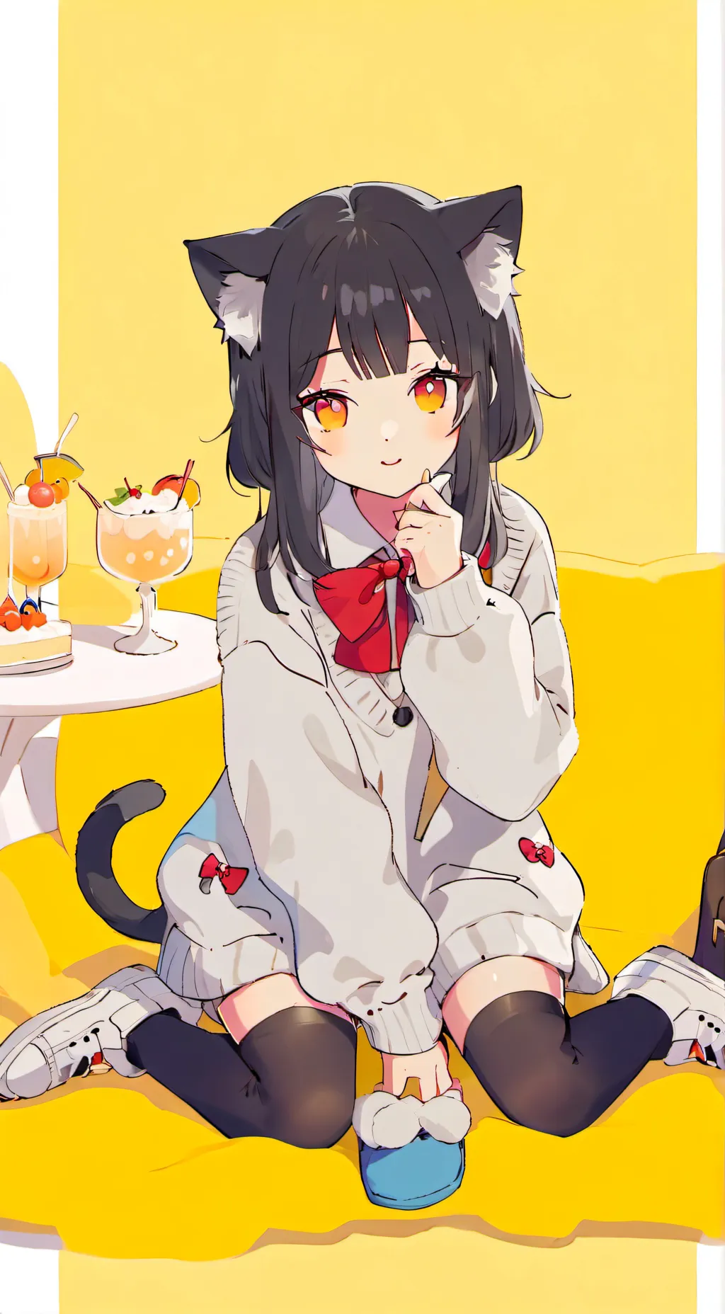 ai character: Luna  background