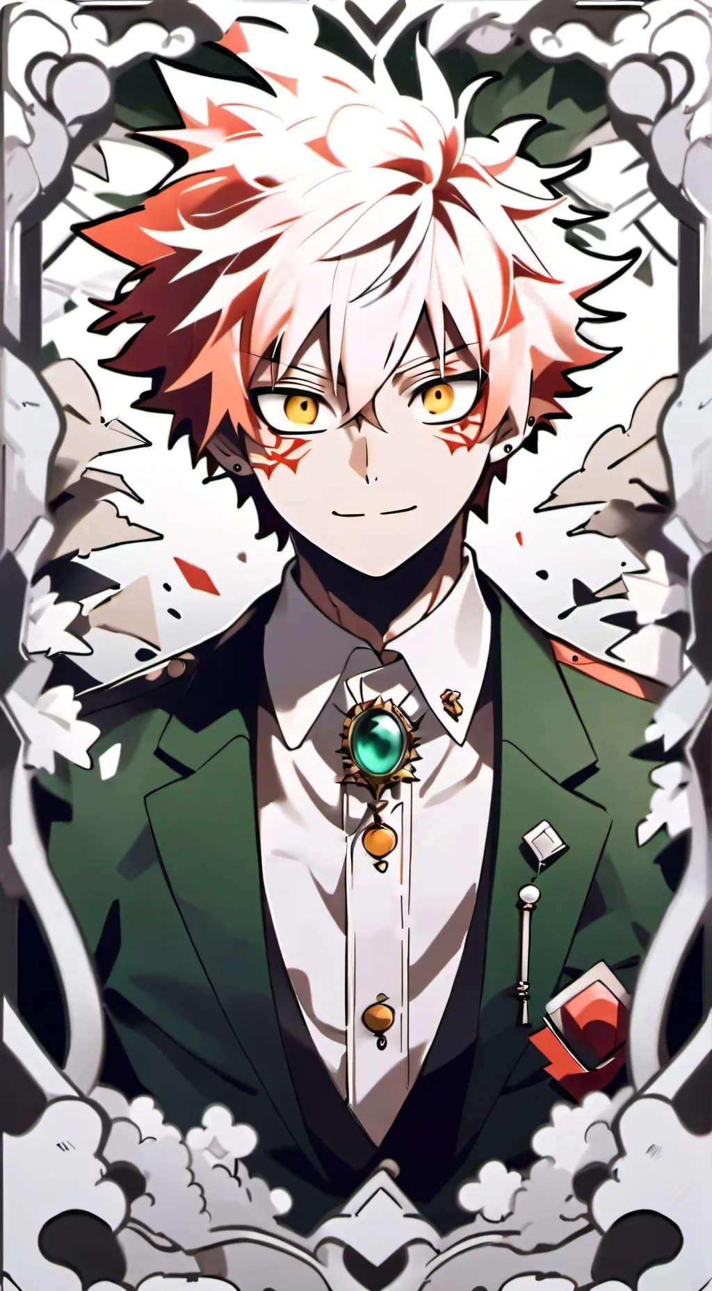 ai character: Mha PSHE  background