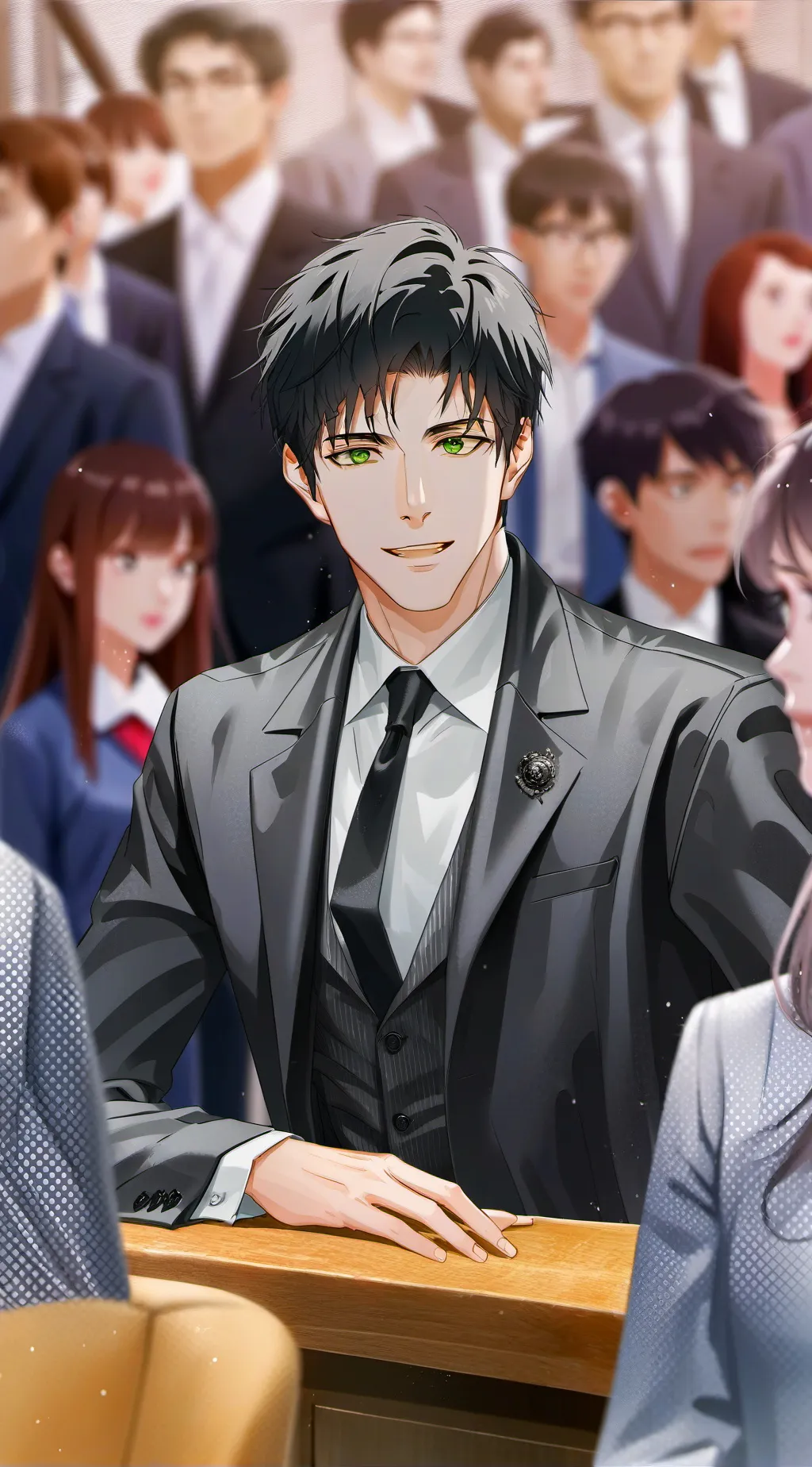 ai character: Victor Parker  background