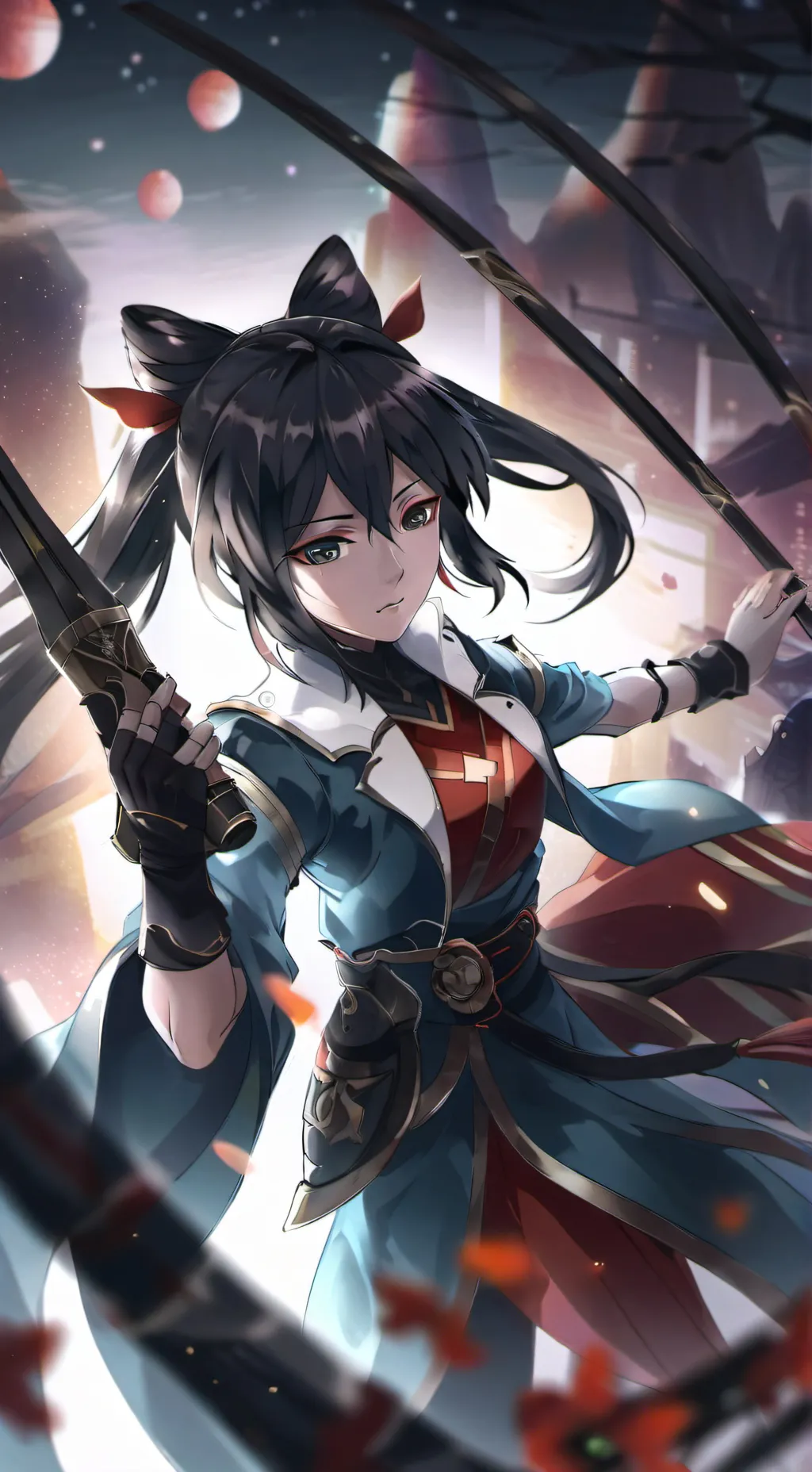 ai character: Kpop démon hunter background