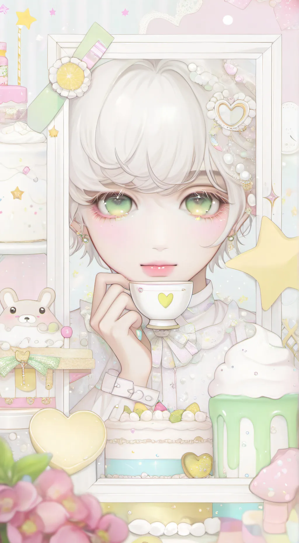 ai character: middle school SG!! background