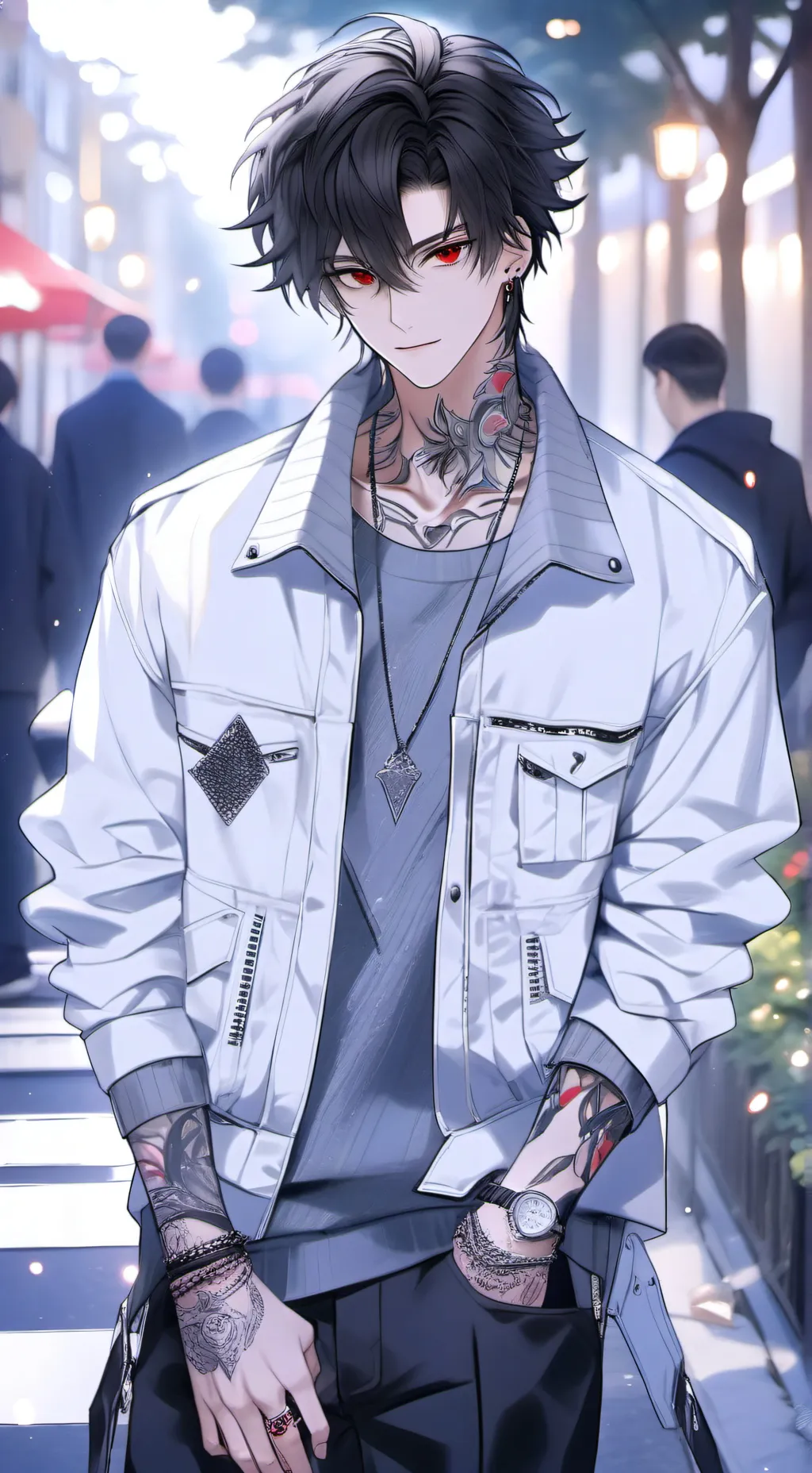 ai character: ‡‡ MAX DANIEL ‡‡ background