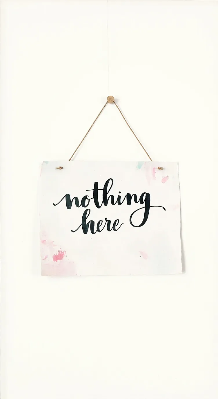 ai character: Nothing Here background