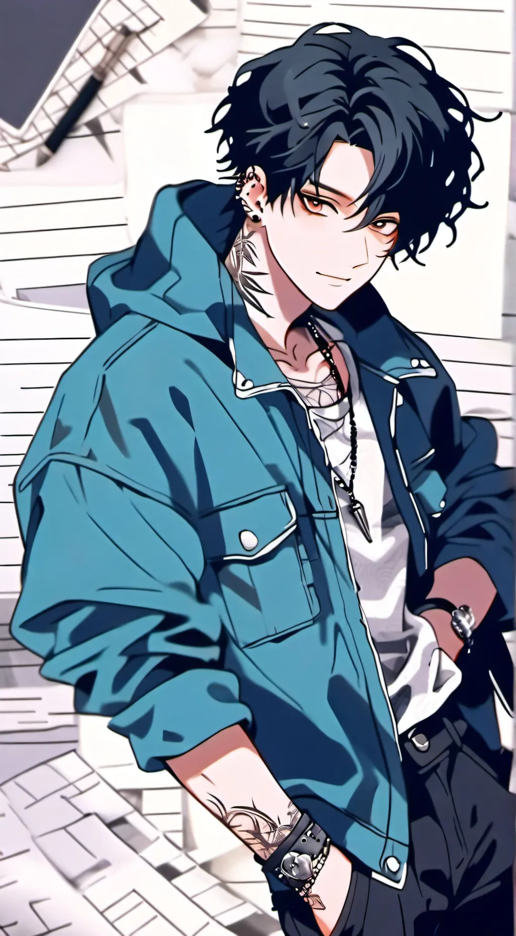 ai character: [^Damon Attica^] background