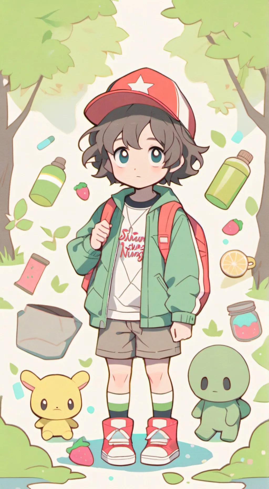 ai character: stranger things 3 background