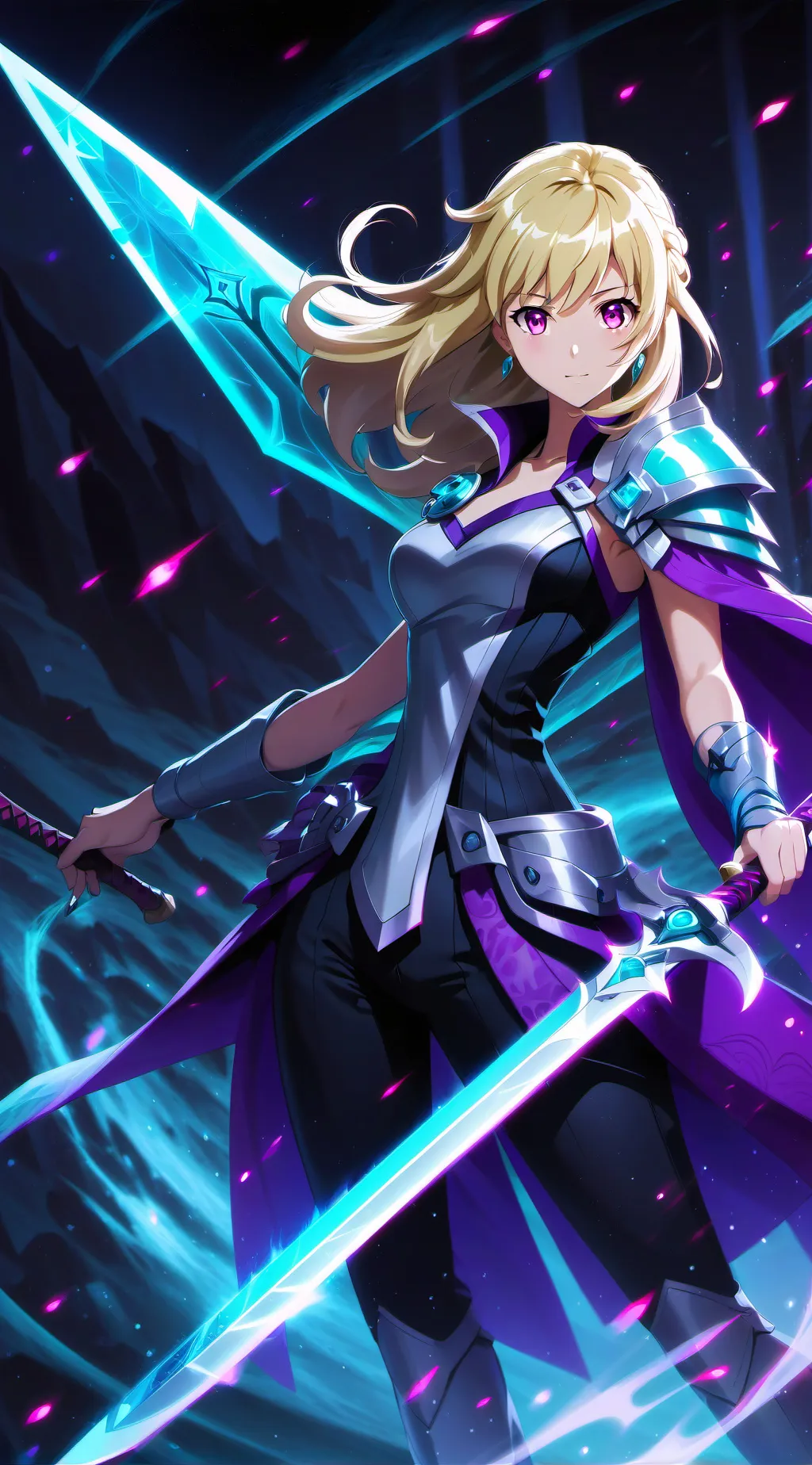 ai character: blanca rojas background