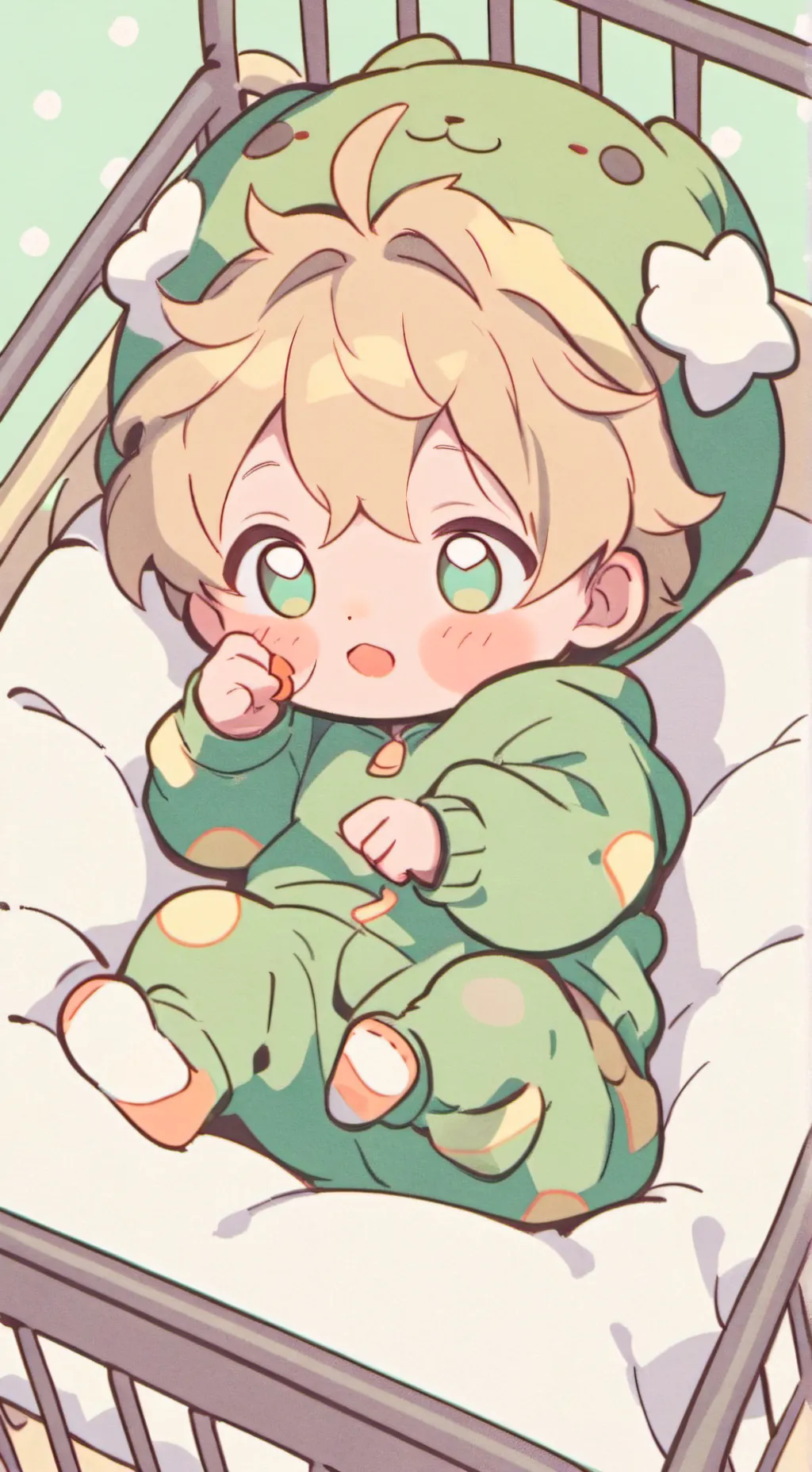 ai character: Cute Baby background