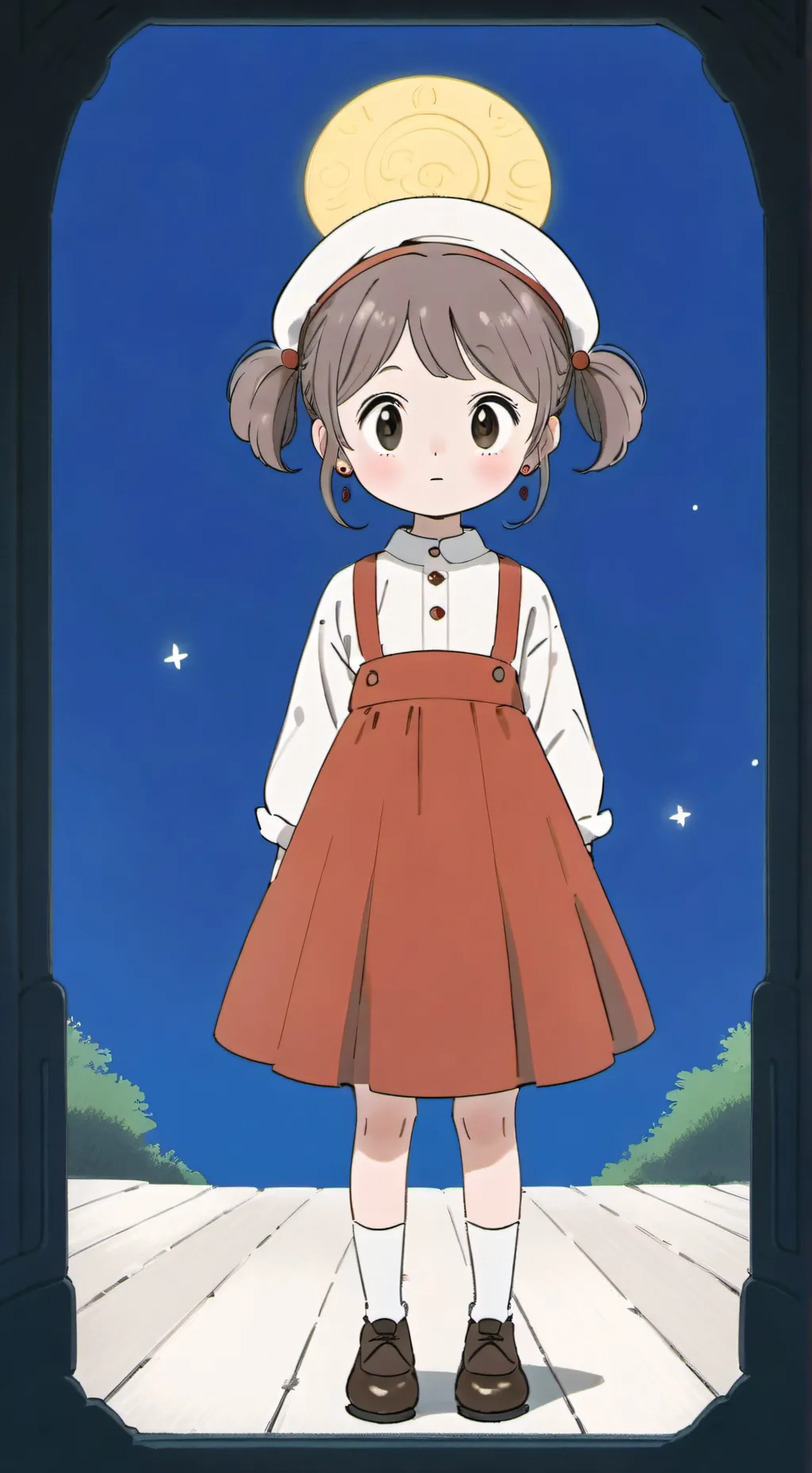 ai character: Ur baby  background
