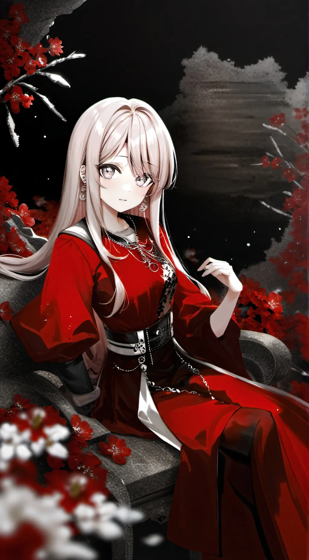 ai character: Béatrice  background