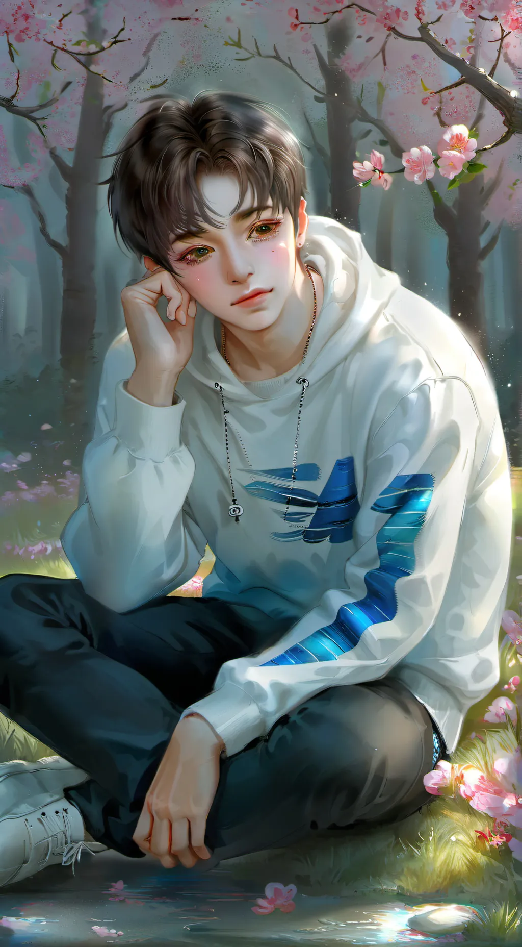 ai character: fruitcake background