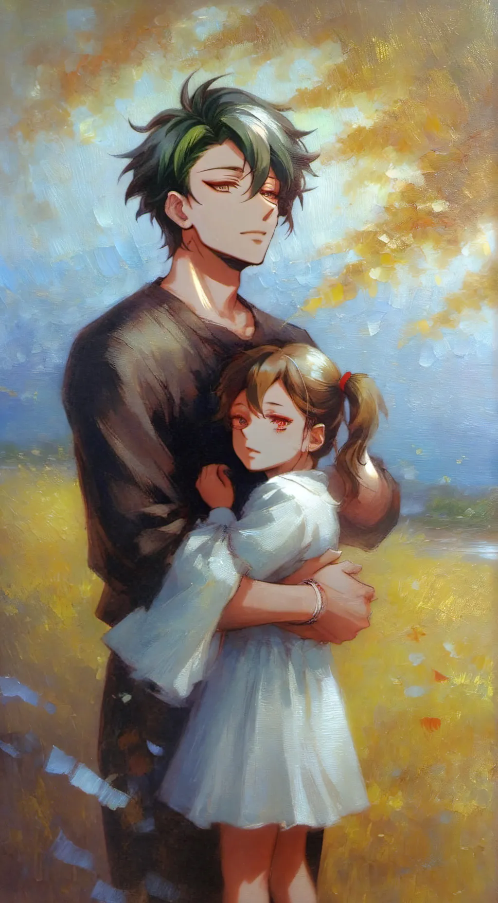 ai character: 4 husbands  background