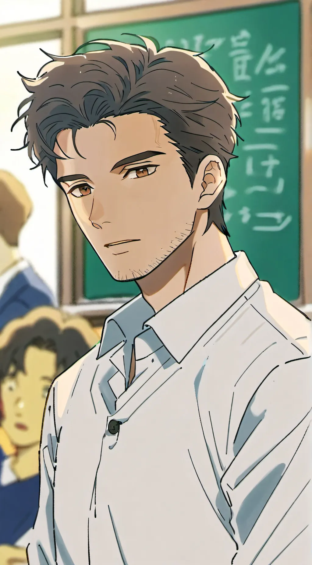 ai character: Mr. Garden  background