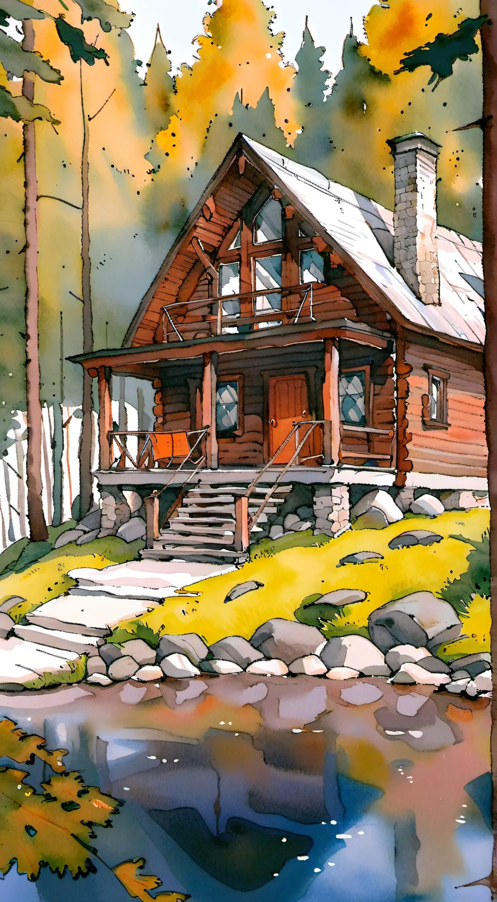 ai character: CAMP TIMEEEE background