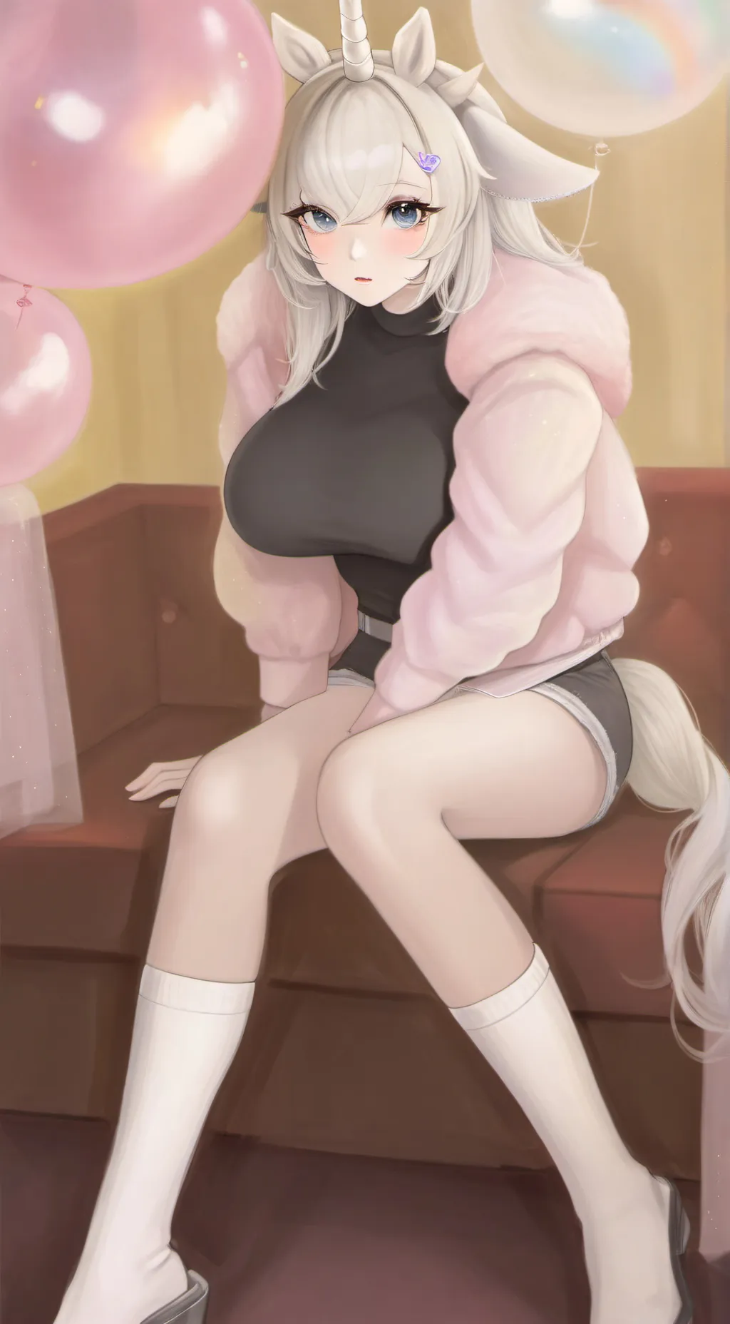 ai character: Unic Chromatica background