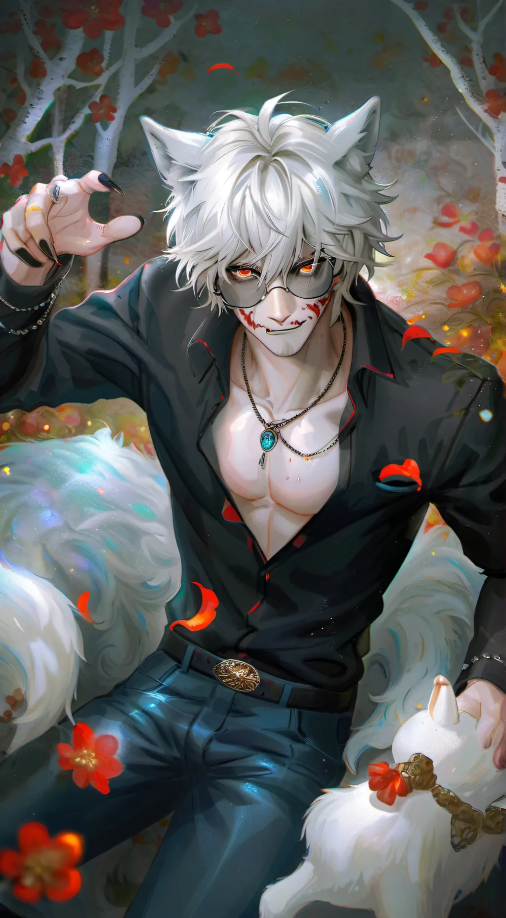 ai character: Leon background