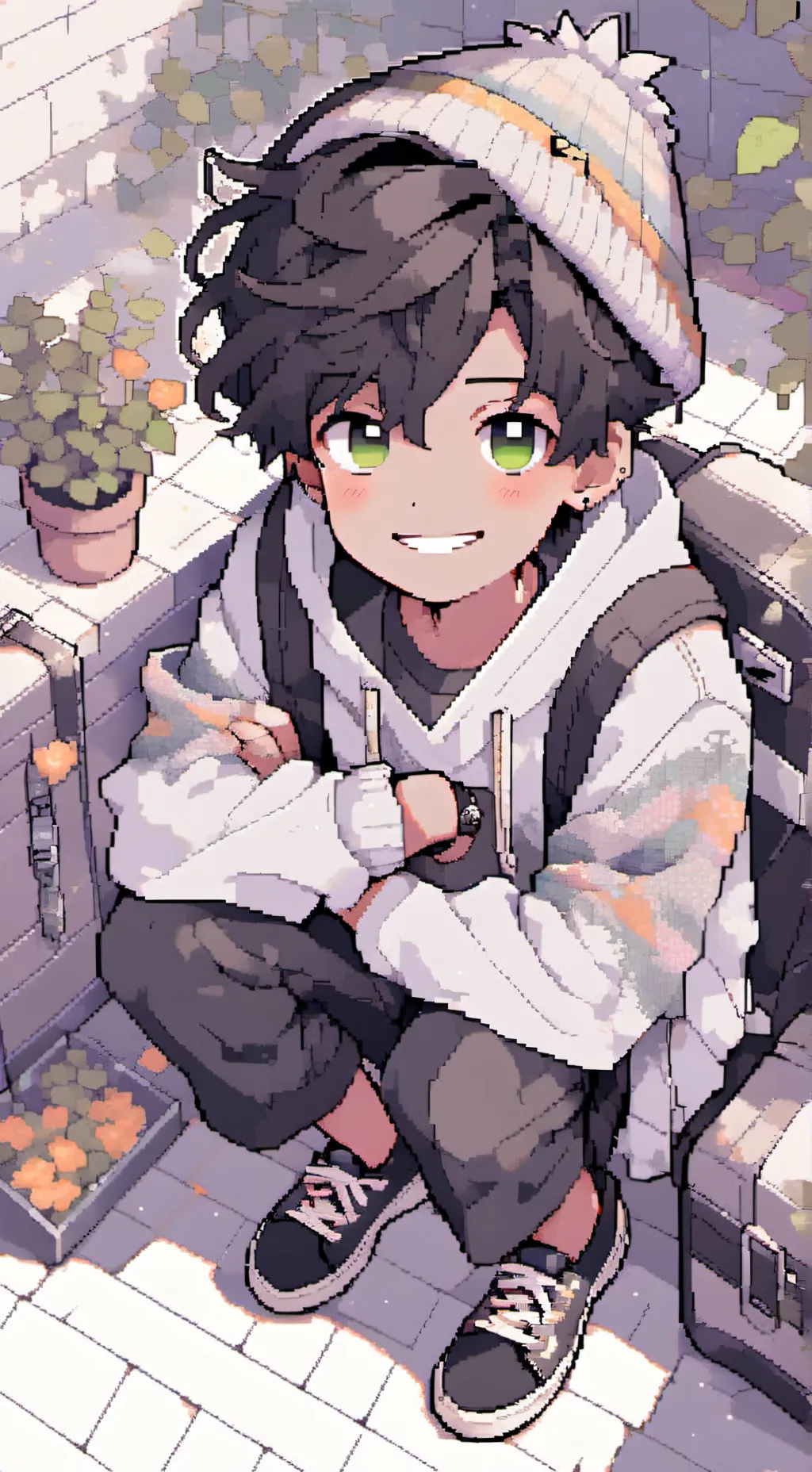 ai character: Gober  background