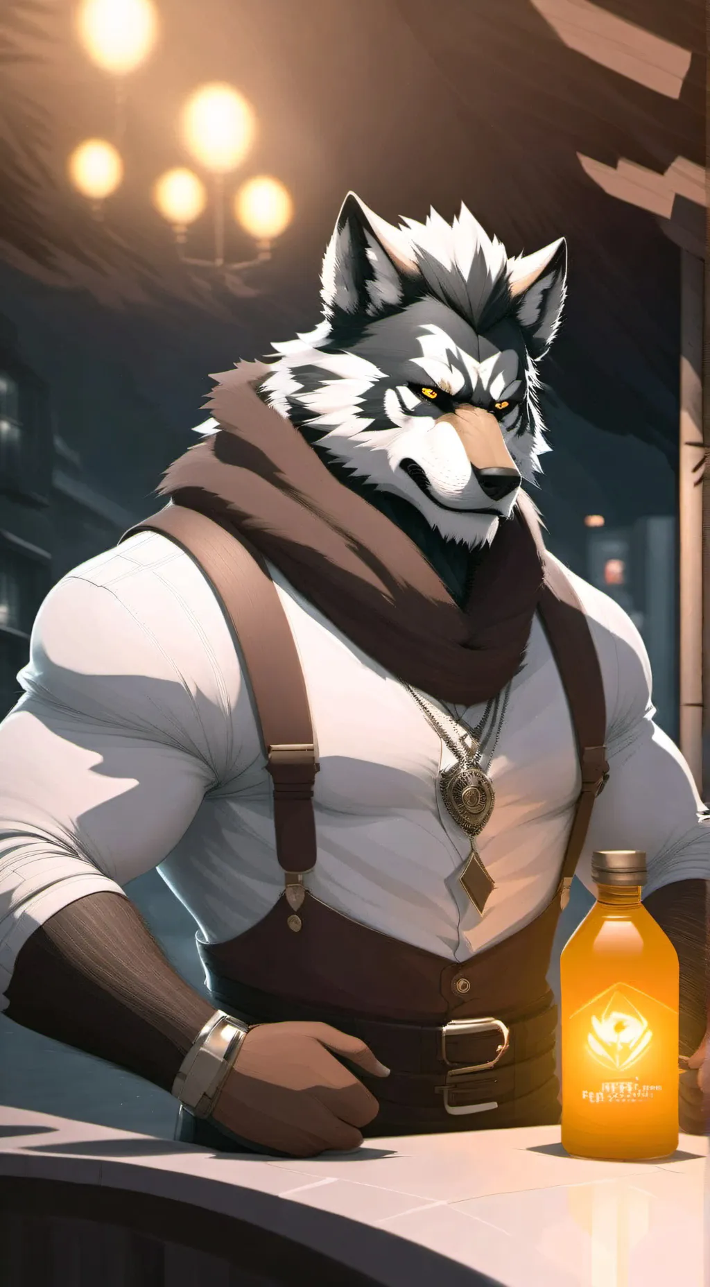 ai character: Hal (bartender) background
