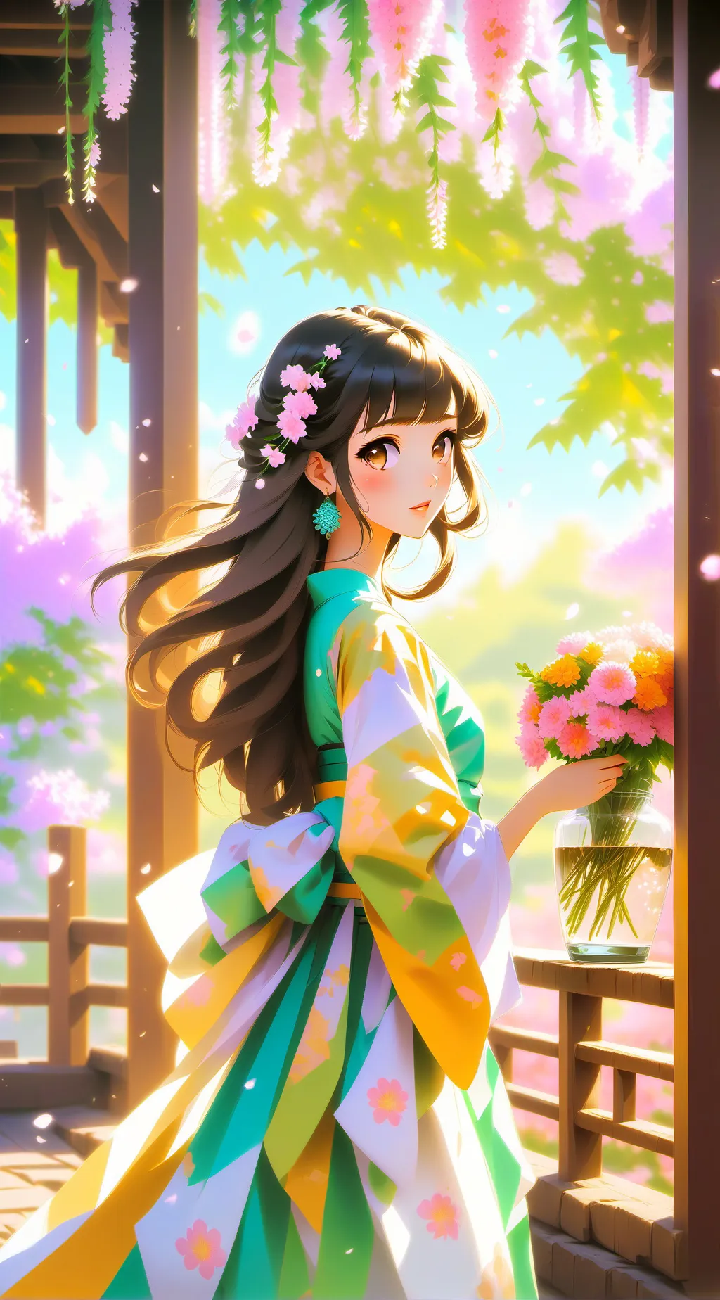 ai character: Ana  background