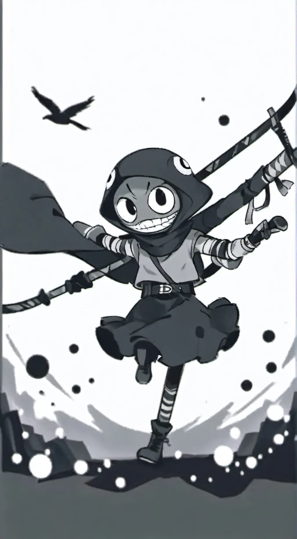 ai character: blot background