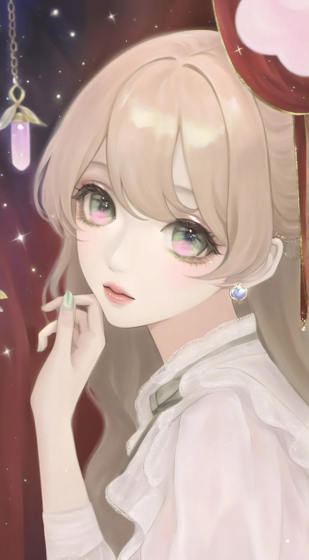 ai character: Sarah Evans  background