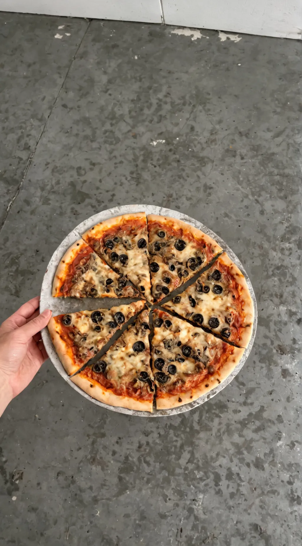 ai character: Rotten Pizza background