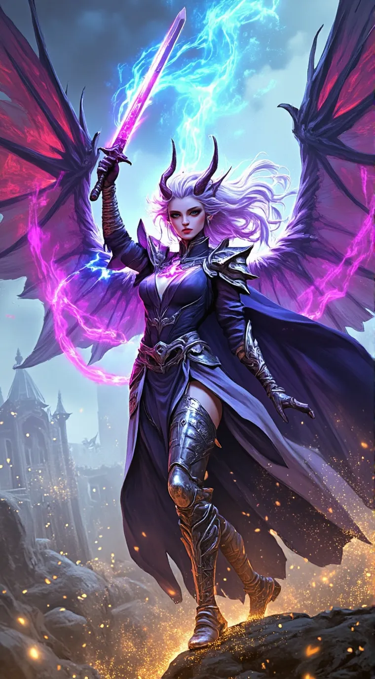 ai character: Aurora background