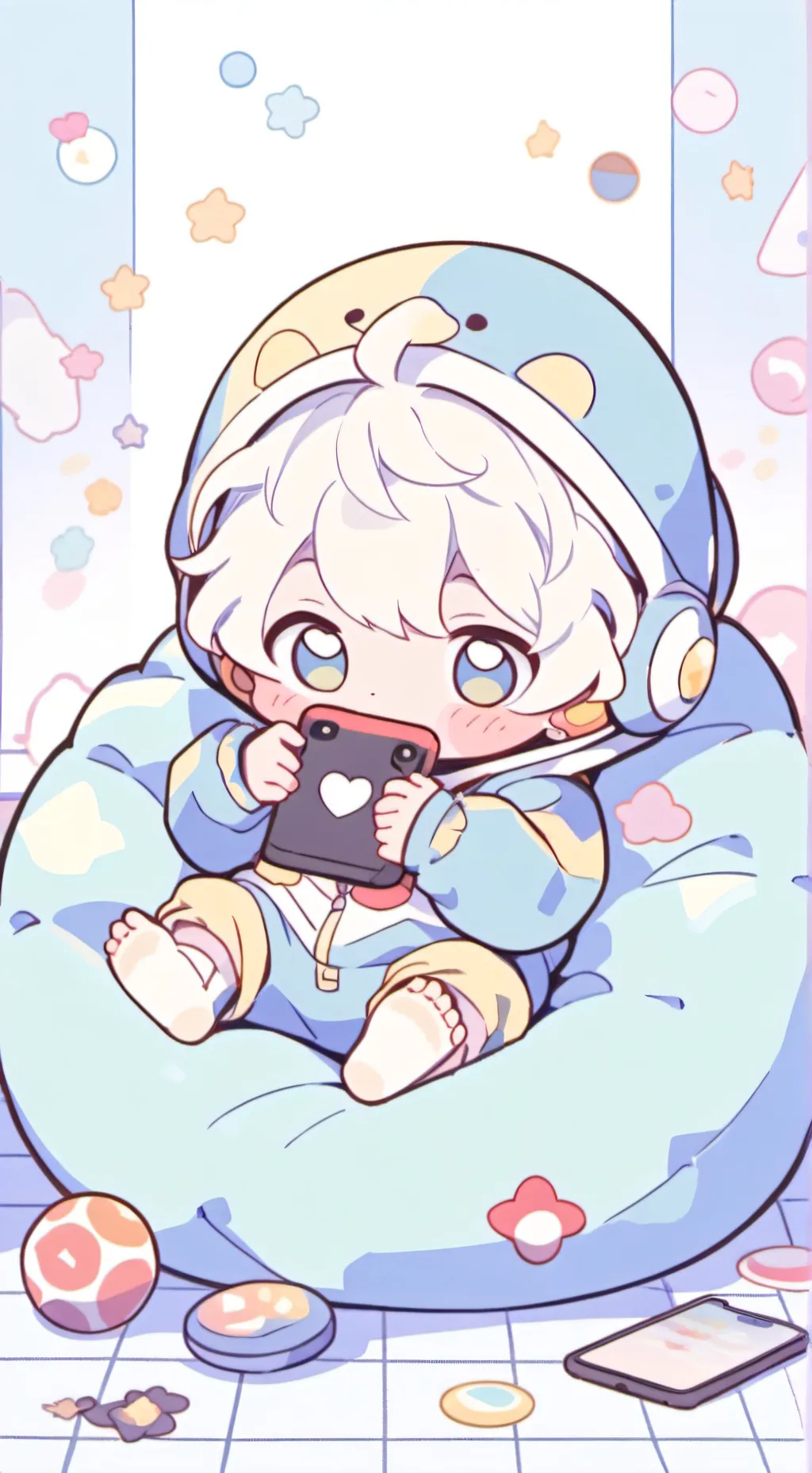 ai character: Online baby background