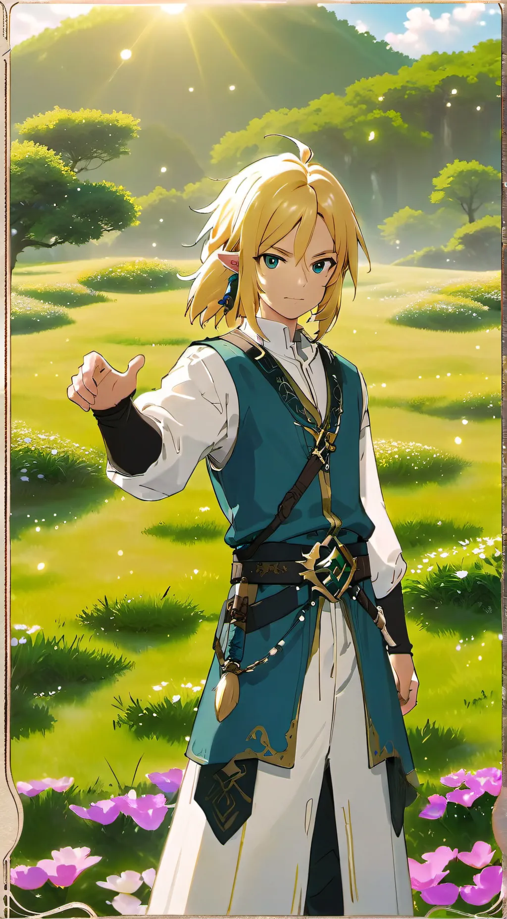 ai character: Link background