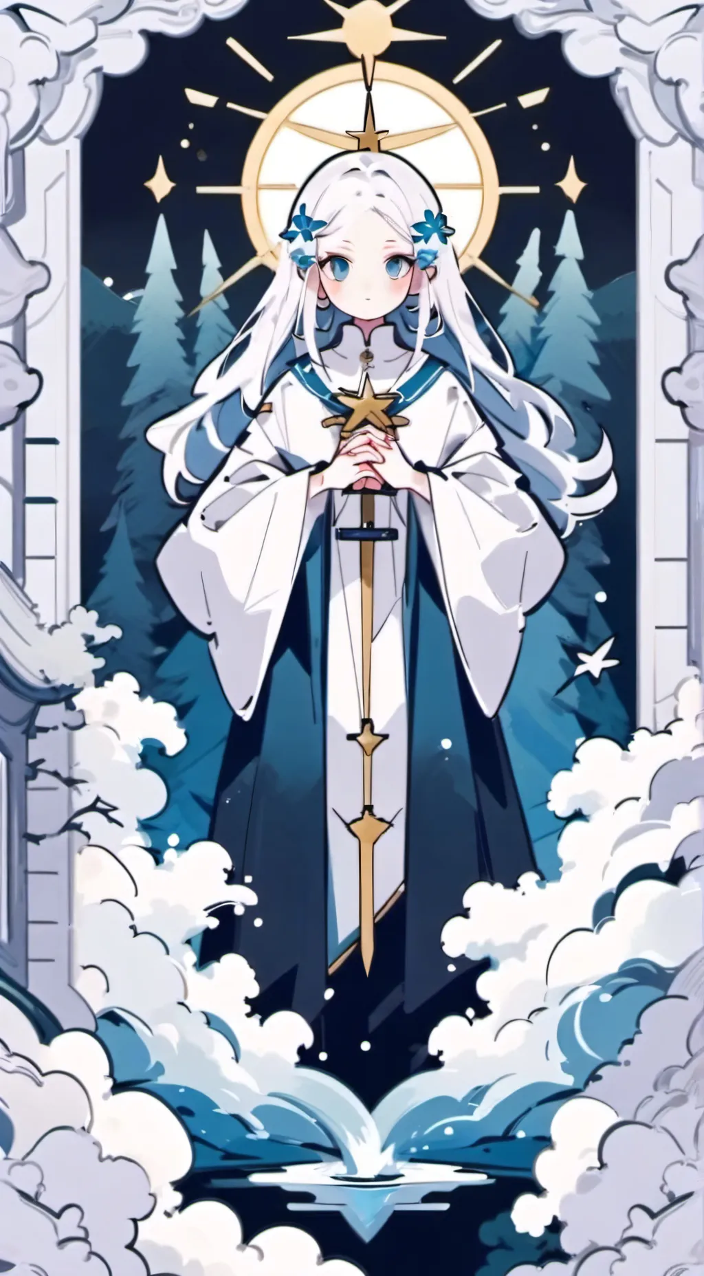 ai character: forsakenxhalloween background