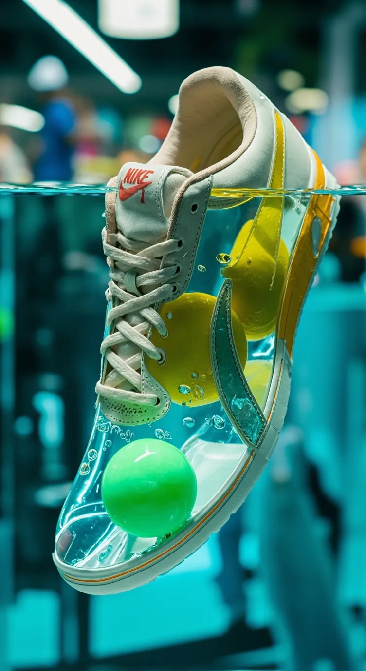 ai character: New Nike Shoe 11 background