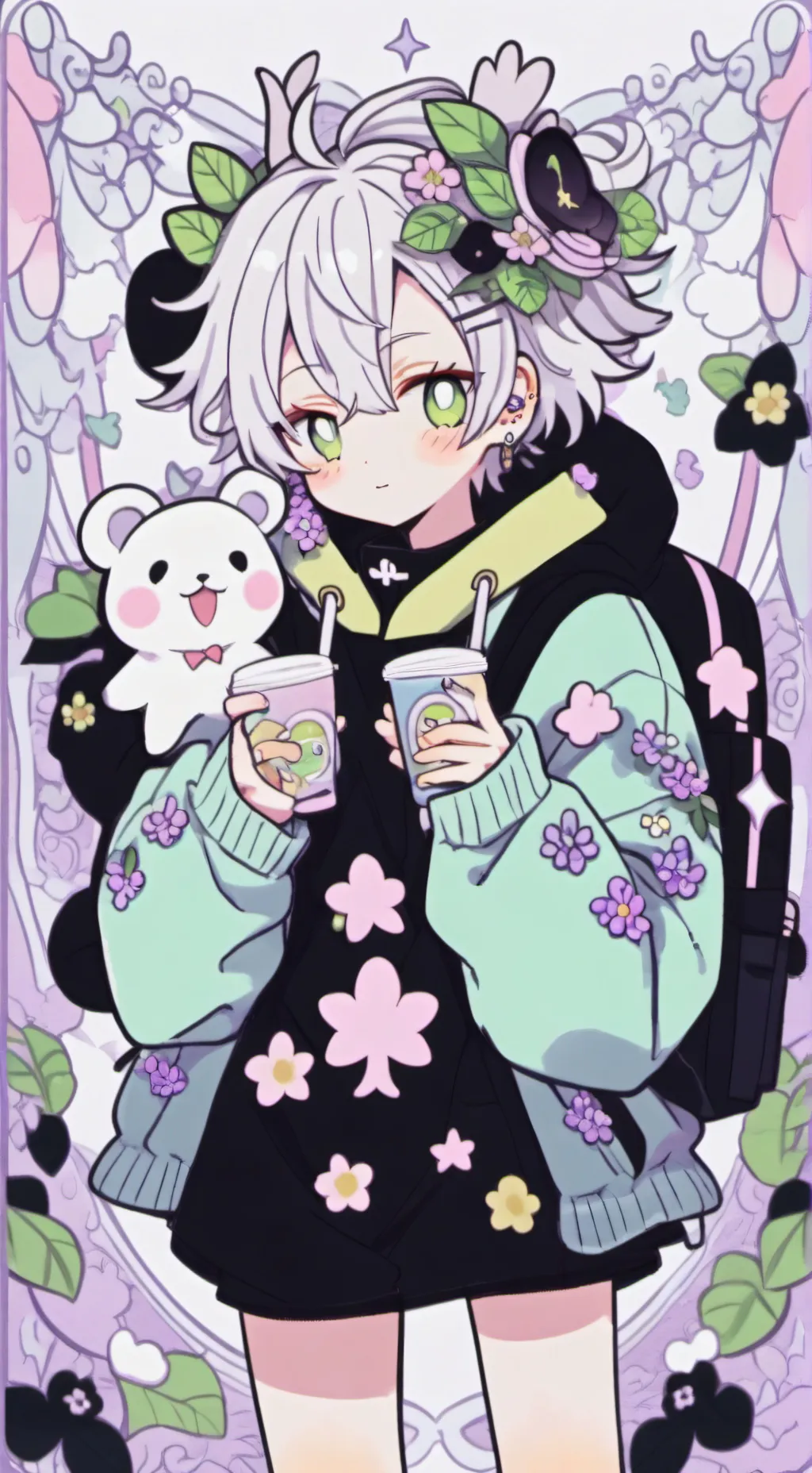 ai character: cutie background