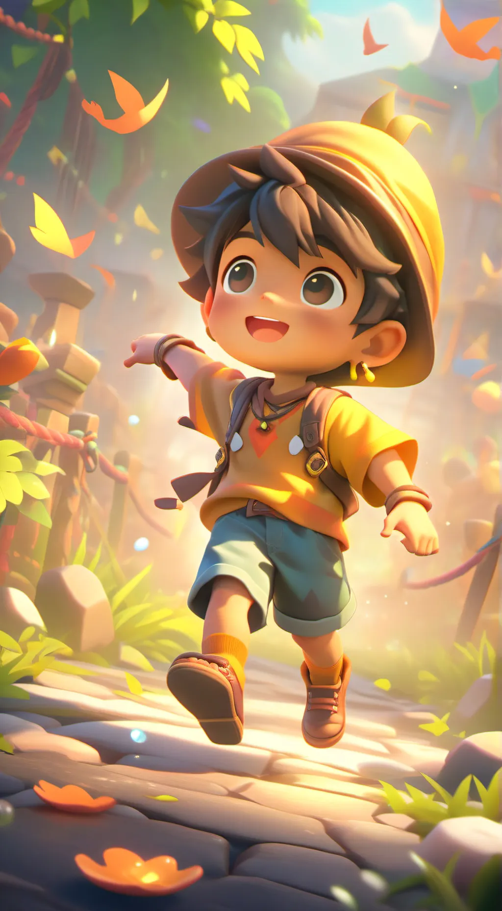 ai character: lian  background