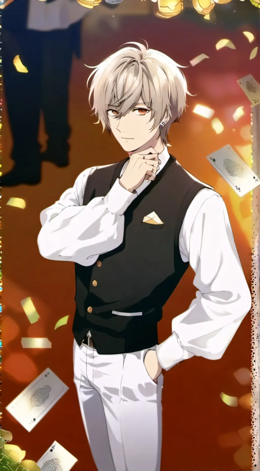 ai character: mark background