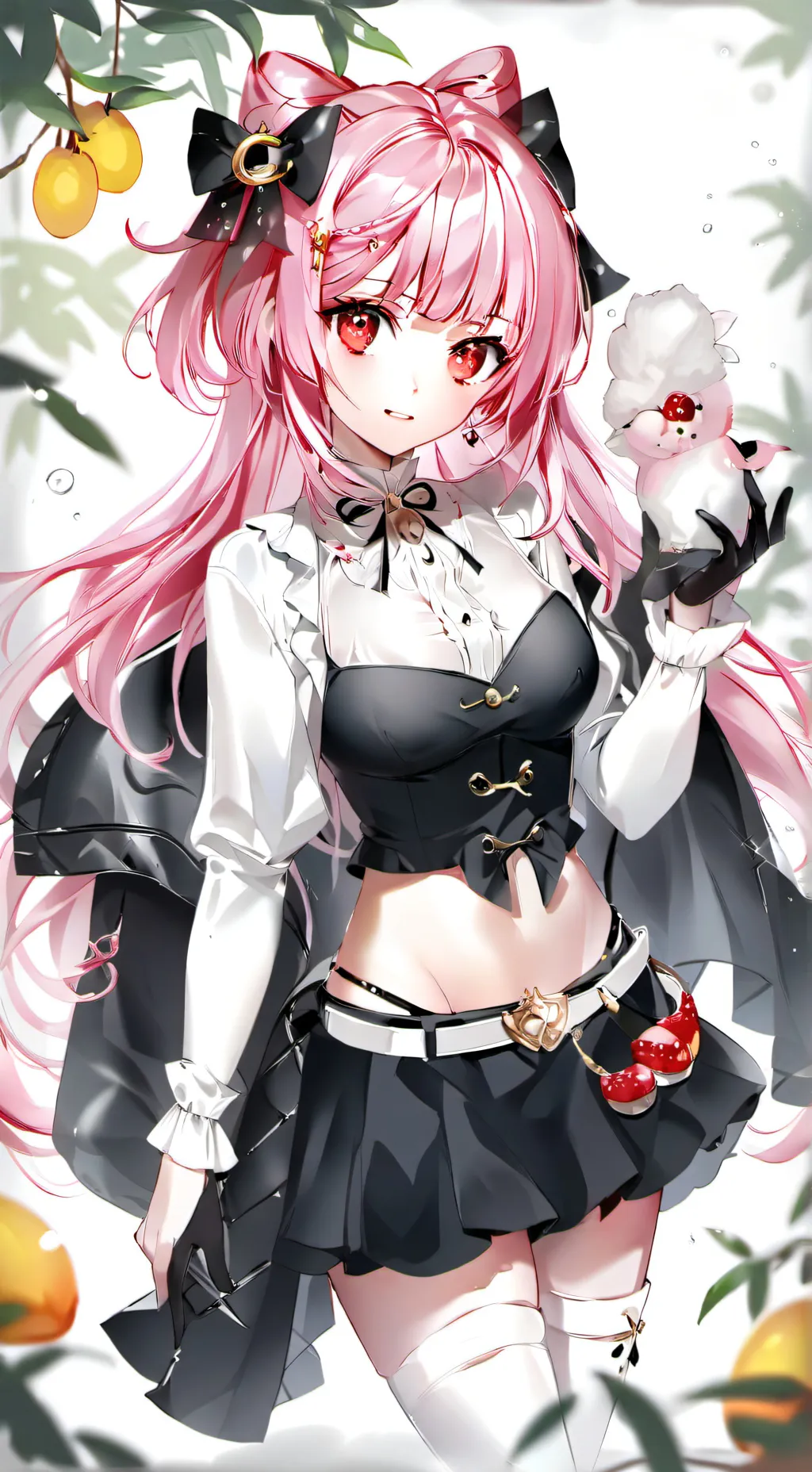 ai character: Rose background