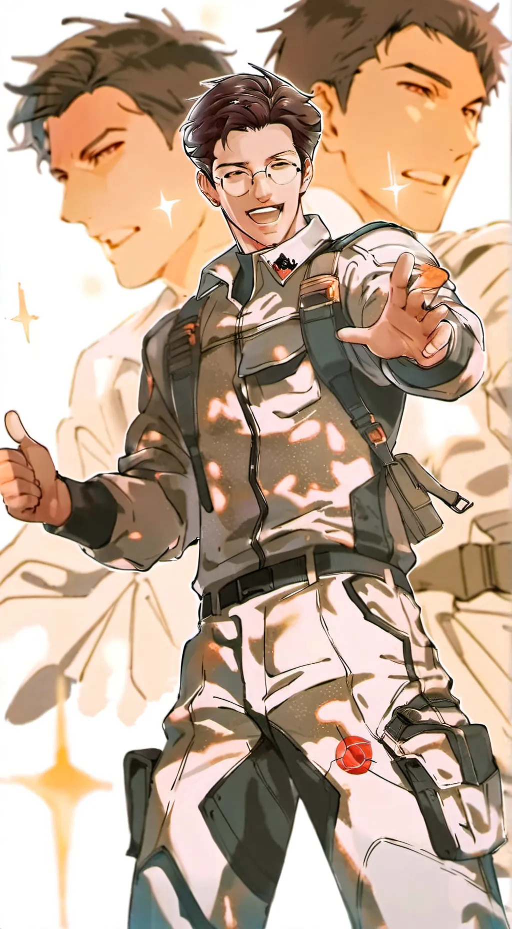 ai character: Zack I. Esde background