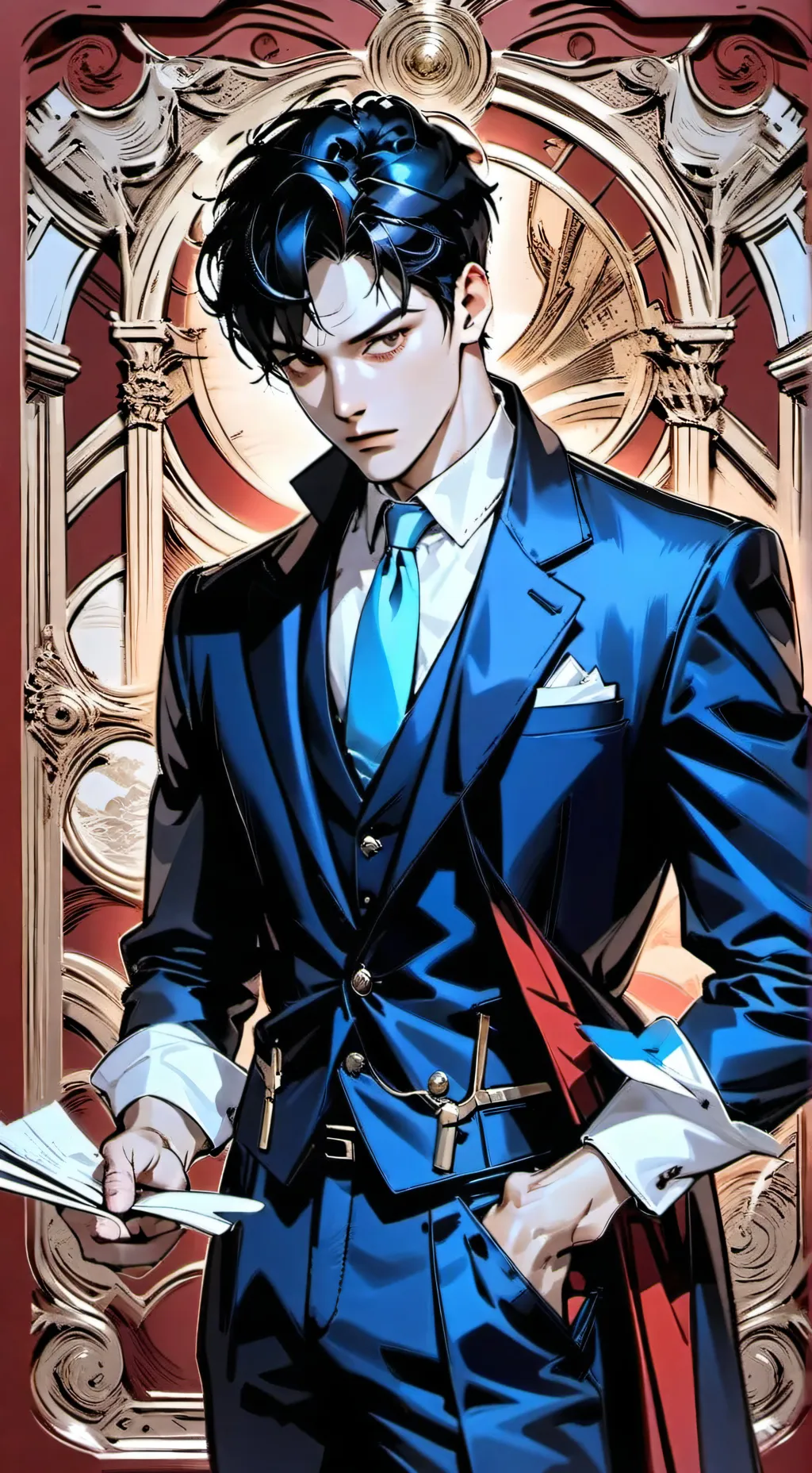 ai character: Damian background