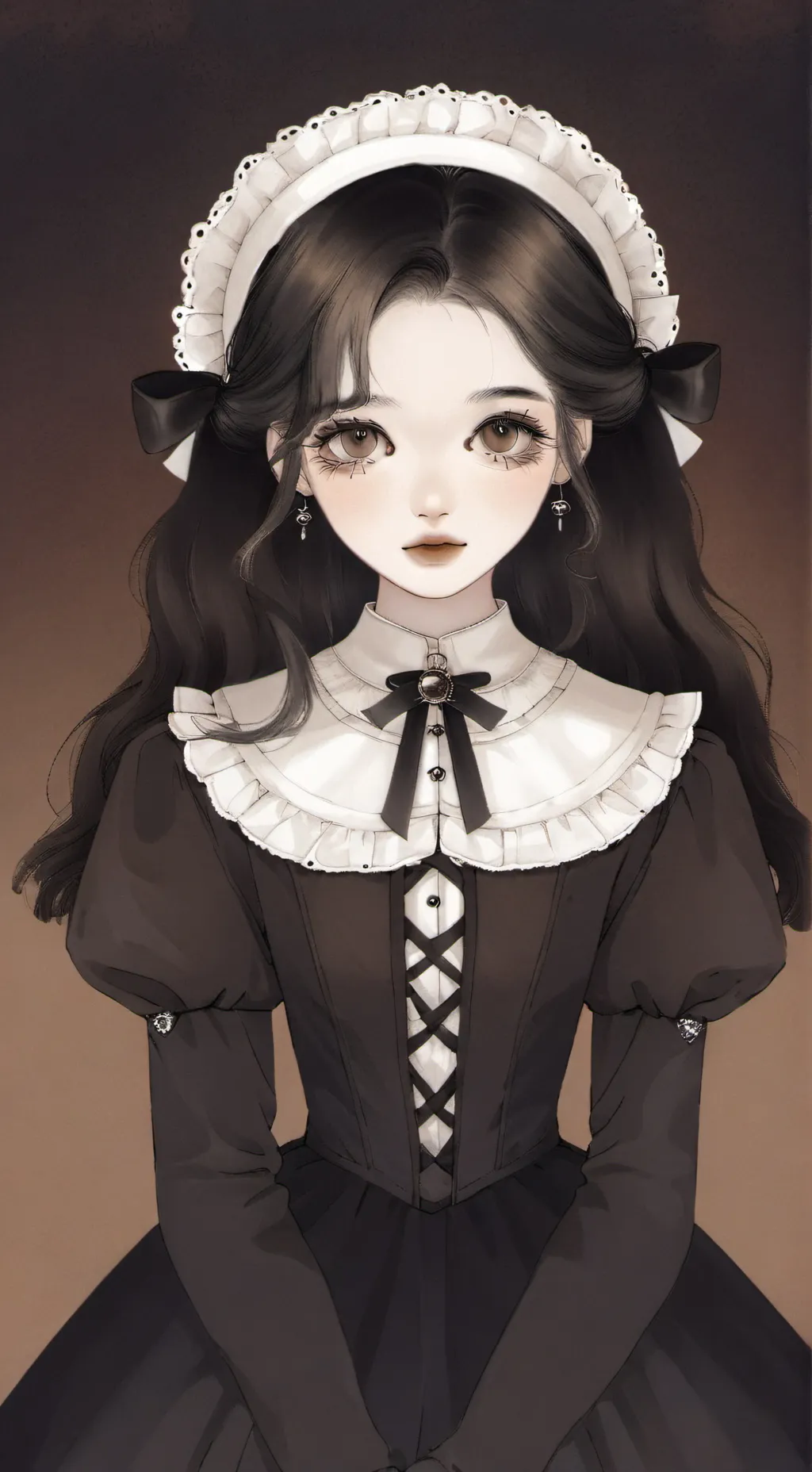 ai character: hearts background