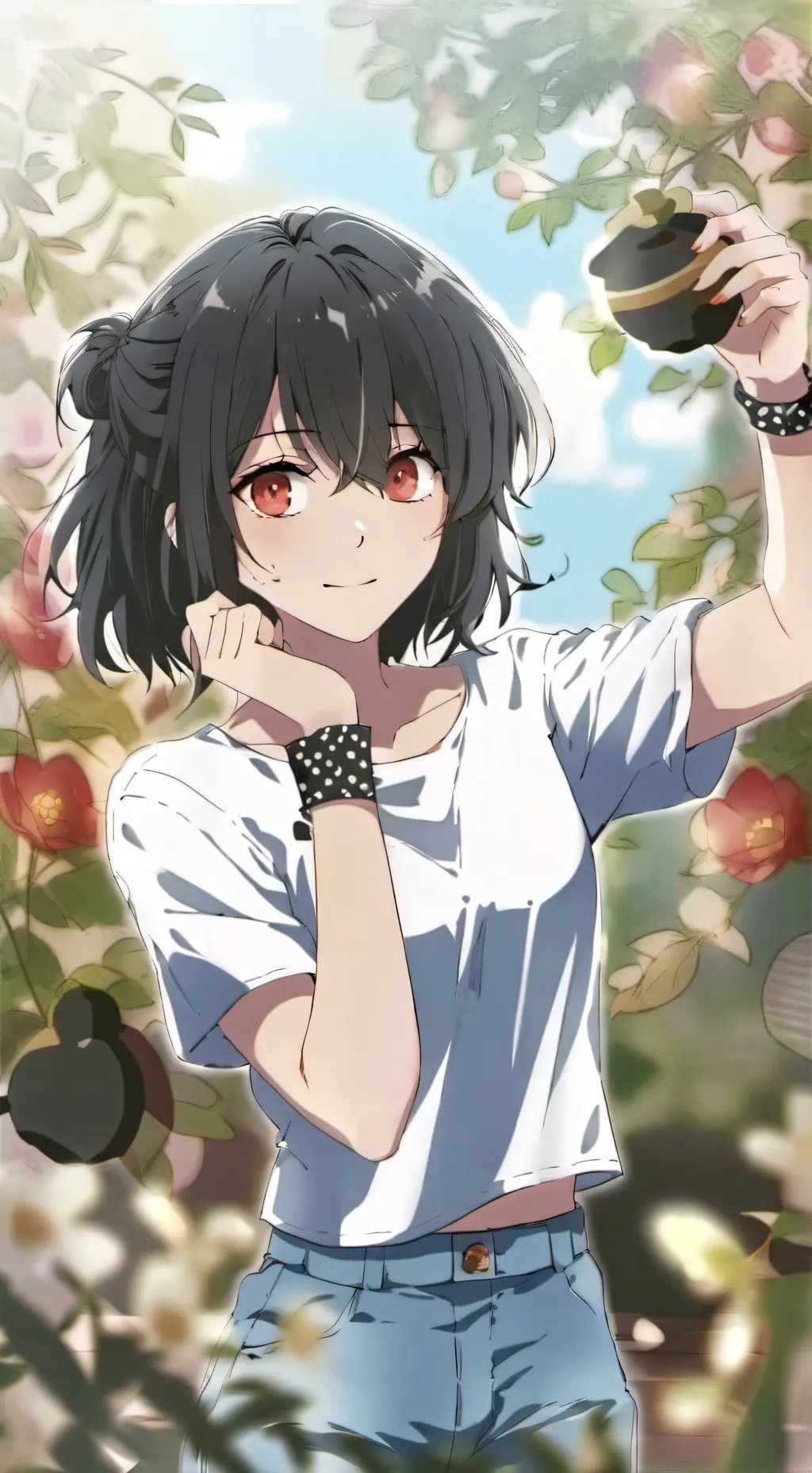 ai character: Luna background