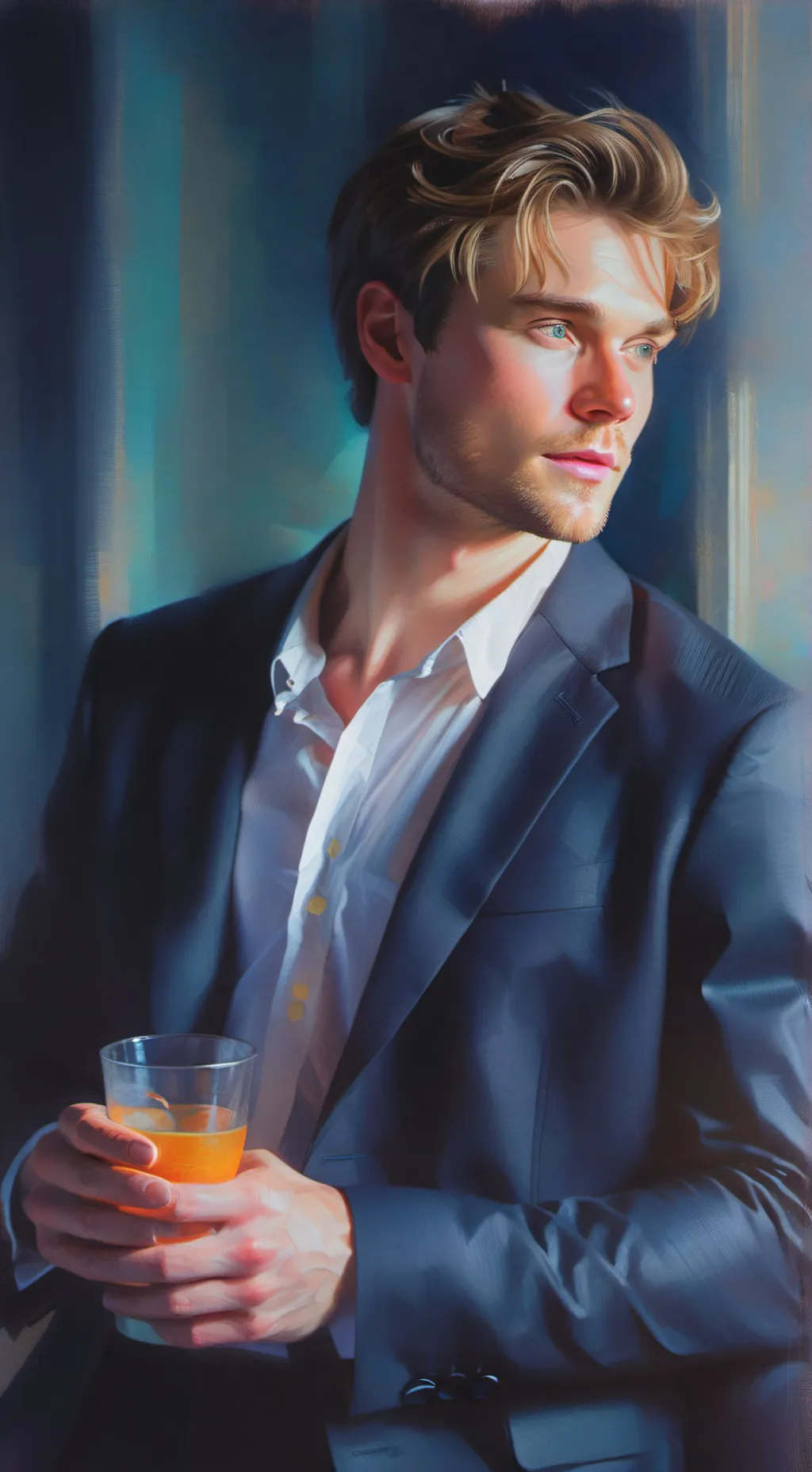 ai character: Lion background