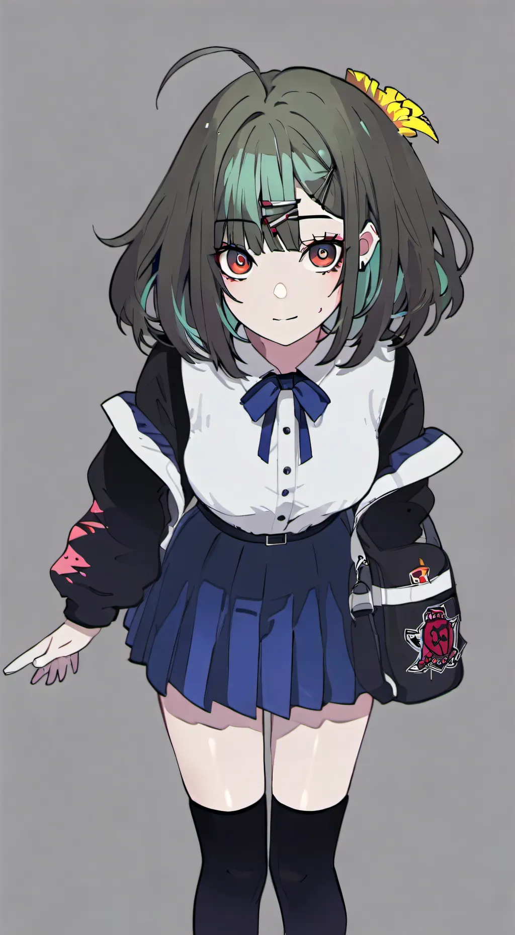 ai character: Zombie Anime Girl background
