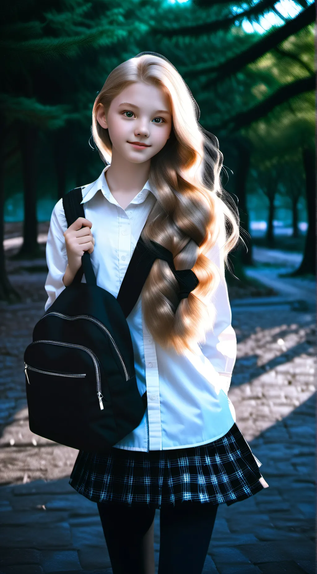 ai character: Flora Foster background